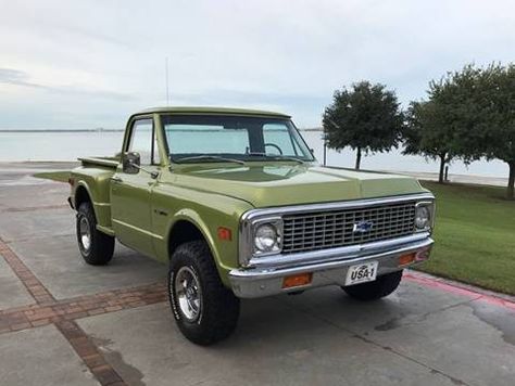 1972 Chevrolet C/K 10 Series for sale in Rowlett, TX Chevy Trucks Accessories, Gmc Suv, Chevy K10, Chevy Stepside, Pickups For Sale, Lifted Chevy Trucks, Chevrolet Pickup, Classic Pickup Trucks, Gm Trucks