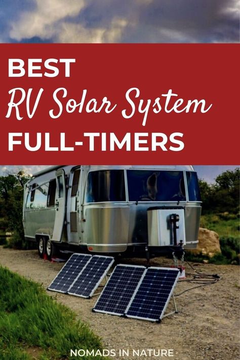 Camper Solar Panels, Solar Panels For Rv, Living In An Rv Full Time, Rv Solar Power System, Portable Homes, Living In An Rv, Camper Maintenance, Rv Solar Panels, Rv Solar Power