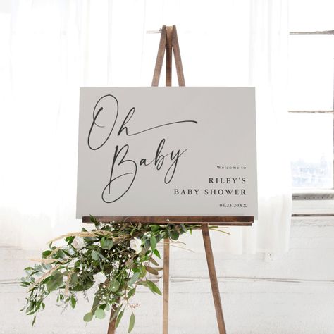 Baby Shower Decor Neutral, Diy Baby Shower Sign, Neutral Boy Baby Shower Ideas, Baby Shower Centerpieces Neutral, Neutral Color Baby Shower Ideas, Gender Neutral Baby Shower Decorations, Neutral Baby Shower Themes, Simple Baby Shower Decorations, Neutral Baby Shower Decorations