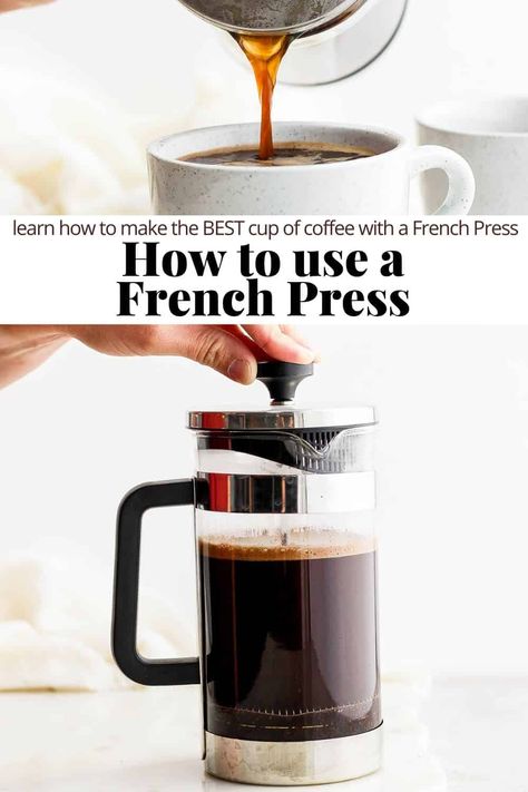 French Press Coffee Recipe, French Press Recipes, Best French Press Coffee, Best French Press, French Press Cold Brew, Ham And Cheese Croissant, Folgers Coffee, Coffee Making, French Press Coffee Maker