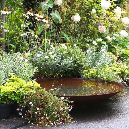 Container Water Gardens, Garden Water Feature, Water Gardens, Have Inspiration, Water Features In The Garden, Corten Steel, Garden Features, Courtyard Garden, Water Feature