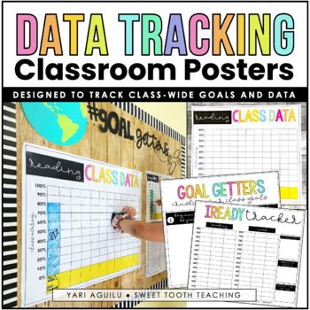 Data Bulletin Boards Middle School, Data Charts For Classroom, First Grade Data Wall, Goal Tracker Classroom, Data Walls Middle School, Class Data Wall, Attendance Tracker Bulletin Board, Blank Wall Classroom Ideas, Iready Data Tracking Anchor Chart