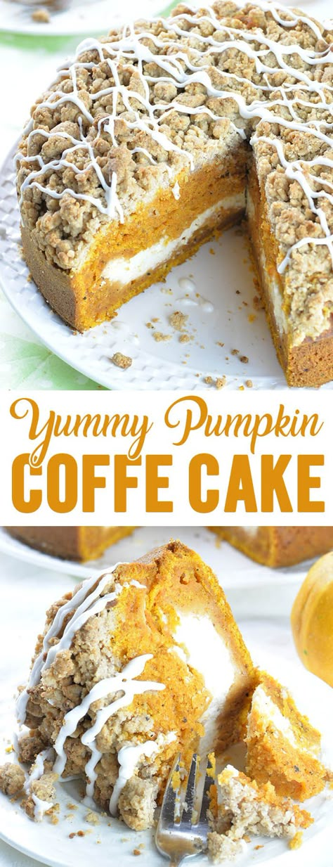 Pumpkin Coffee Cake, Cake Pumpkin, Pumpkin Coffee Cakes, Cake Coffee, Gooey Butter Cake, Torte Cupcake, Bakery Ideas, Sugar Pumpkin, Fall Recipe