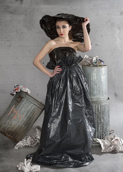 Trash bag dress