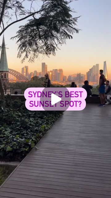 Sydney, Australia on Instagram: "Have you ever been to this #hiddengem in #sydney? ✨ We are in awe of this secret lookout, perfect for a sunset picnic! 

📍 Blue Street, North Sydney

Thanks for sharing your #feelnewsydney moment @tashrodriguezz

ID: View of the city skyline during sunset in Sydney, Australia." Sydney Pictures, Vivid Sydney, Sydney Sunset, Centennial Park Sydney, North Sydney, Sydney Skyline, Big Adventure, Have You Ever, City Skyline