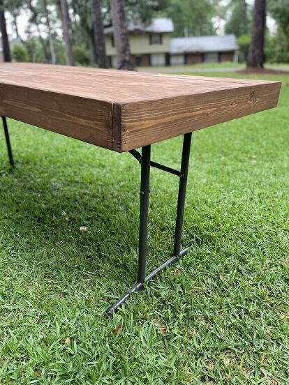 Wooden Folding Table, Outdoor Wood Table, Patio Table Top, Diy Patio Table, Event Tables, Table Top Covers, Office Diy, Wood Table Diy, Diy Table Top