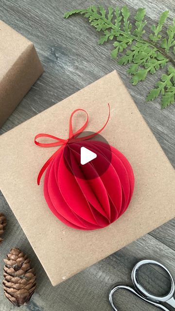 Gift Wrapping Love on Instagram: "Full Video: 6 Easy Gift Topper Ideas | Gift Wrapping | Paper Craft Ideas ➥ https://youtu.be/7lv7yyc99gs ❤️ Link to video above. Please copy and paste or follow link in bio to the Gift Wrapping Love YouTube library. Happy Crafting! . . . #paperart #christmas #christmascrafts #christmas2023 #christmasdiy #giftwrapping #giftwrappingideas #papercrafts #gifttoppers #giftpackaging #paperornaments #honeycombornaments #diyornaments" Christmas Paper Gift Ideas, Cricut Gift Topper, Paper Gift Toppers Diy, Diy Gift Toppers Christmas, Gift Topper Ideas, Christmas Gift Toppers, Gift Toppers Diy, How To Make A Bag Out Of Wrapping Paper, Diy Paper Baubles Christmas