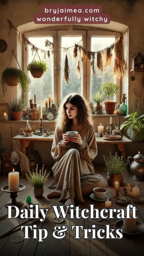 Bring magic into your everyday life with simple, intentional practices. This article explores how to incorporate witchcraft into your daily routine—whether it's infusing your tea with intention, enchanting your cooking, or creating small self-care rituals. Learn how to use everyday moments and objects to cast spells and live a life filled with magic, no matter how busy your schedule is. Cottage Witchcraft, Everyday Witchcraft, Witch Vibes, Witch Diy, Magical Life, Inner Power, Baby Witch, Daily Rituals, Herbal Magic