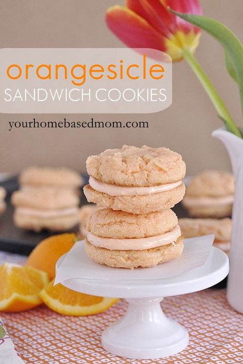 orangesicle sandwich cookies - a fun twist on an old favorite!