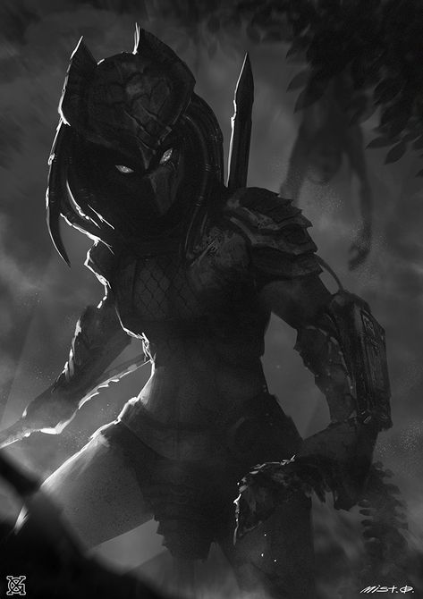 Female Yautja, Female Predator, Female Alien, Alien Predator, Predator Artwork, Predator Alien Art, Overwatch Tracer, Arte Alien, Alien Vs Predator