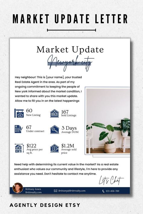 Listing Marketing Plan, Farming Real Estate Ideas, Real Estate Market Update Template, Real Estate Farming Letters, Real Estate Market Update, Market Update Real Estate, Real Estate Blog Ideas, Marketing Ideas Real Estate, Real Estate Content Ideas