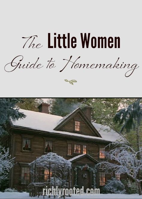 Vintage Homemaker Aesthetic, Homemaking Books, Little Women Christmas, Happy Homemaking, Christian Homemaking, Living Vintage, Classic Book, Up House, Little Women