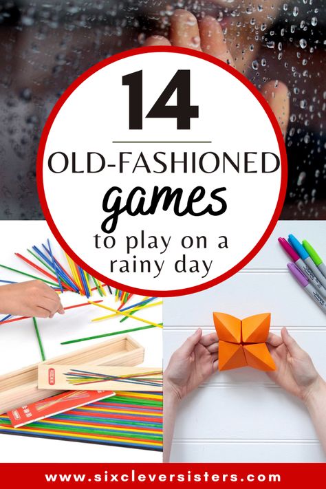 Old Fashioned Games, Games To Play With Kids, Indoor Games For Kids, Stuck Inside, Indoor Fun, On A Rainy Day, Diy Games, Indoor Games, Old Games