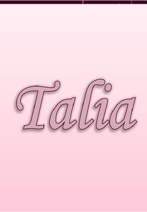 Talia Name, Name Design Art, Female Character Names, Girls Names, Name Embroidery, String Art Diy, Girl Name, Female Character, Name Design