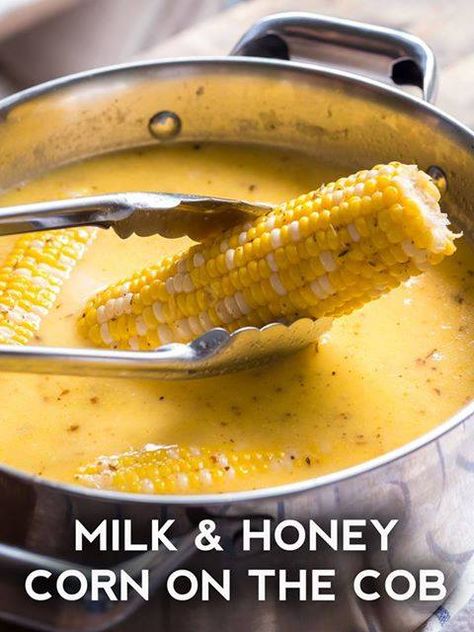 Honey Corn On The Cob, Honey Corn, Corn Recipes Side Dishes, Canning Ideas, Boiled Corn, Corn Dishes, Buttered Corn, Seasoning Salt, Vegetable Side