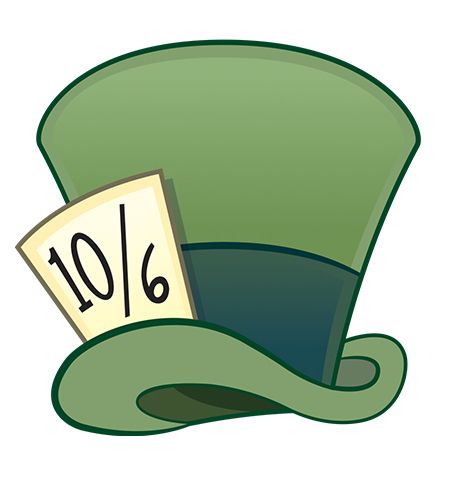 The Mad Hatter's hat [as an emoji] (Drawing by Disney) #AliceInWonderland Alice In Wonderland Printables, Alice In Wonderland Hat, Alice In Wonderland Clipart, Alice In Wonderland Decorations, Hat Clipart, Alice In Wonderland Illustrations, Alice In Wonderland Drawings, Wonderland Artwork, Alice In Wonderland Tea Party Birthday