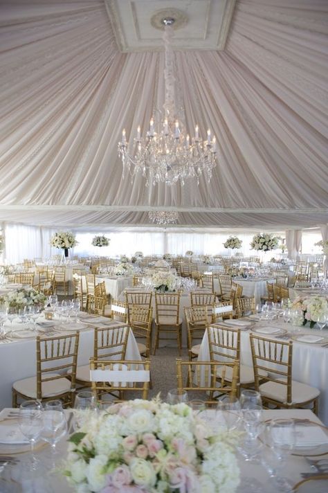 all white wedding reception decor Majlis Perkahwinan, White Wedding Decorations, Red And White Weddings, Wedding Tent, Salou, Tent Wedding, Wedding Wishes, Fairytale Wedding, Here Comes The Bride