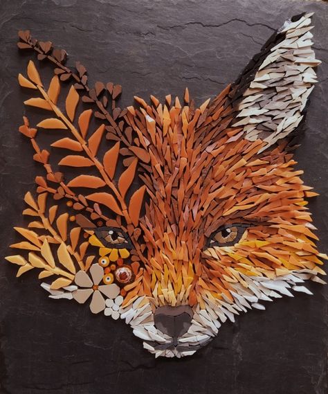 Mosaic Art Diy, Paper Mosaic, Mosaic Animals, Cardboard Sculpture, Mosaic Art Projects, Mosaic Tile Art, Bamboo Art, Glass Mosaic Art, Mosaic Artwork