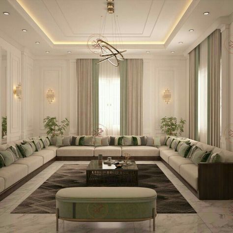 Arabic Living Room, Moroccan Living Room, Elegant Living Room Decor, Latest Living Room Designs, Elegant Living Room Design, Hall Interior Design, Ceiling Design Living Room, Luxury Living Room Design, Living Room Design Inspiration