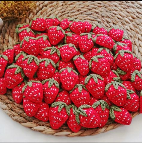 Excited to share the latest addition to my shop: Crochet Strawberry Appliques, Strawberry Motifs, Red Strawberry Appliques, Baby Applique, Embellishment, Sewing, knitting, Red Strawberries #embel Baby Applique, Crochet Strawberry, Red Strawberry, Keychain Design, Baby Makes, Crochet Applique, 3d Flowers, Perfect Baby Shower Gift, Cute Crochet