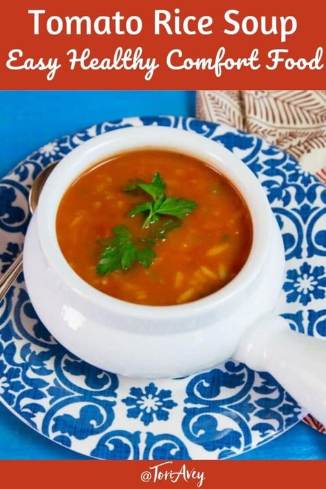 Tomato And Rice Soup Recipe, Tomato Rice Soup With Caramelized Onions, Tomato And Rice Soup, Tomato Rice Soup Recipe, Tomato Soup With Rice, Creamy Tomato Rice Soup, Tomato Rice Soup, Vegan Tomato Soup, Gluten Free Lasagna