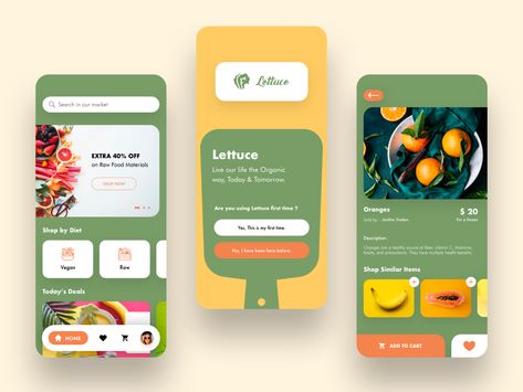 Mobile App Ui Design, Ui Design Mobile, Flat Web Design, Ui Ux 디자인, Ux Inspiration, Mobile Ui Patterns, Web Design Mobile, Cooking App, Mobile App Design Inspiration