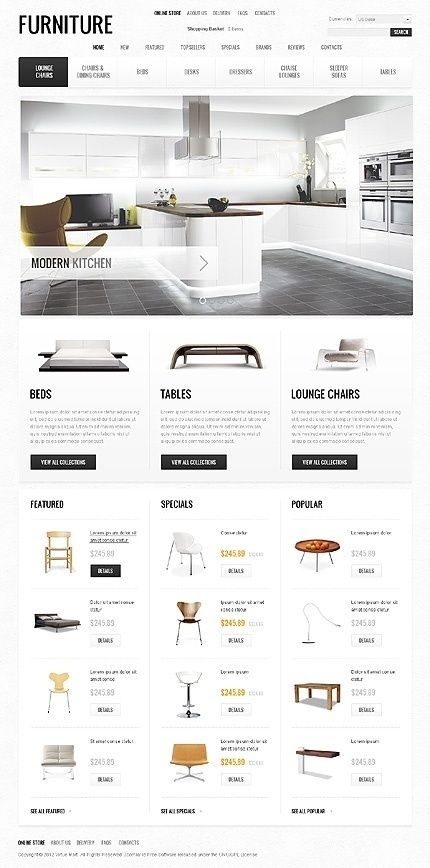 Design De Configuration, Layout Web, Furniture Website, Ecommerce Web Design, Webdesign Inspiration, Ecommerce Design, Web Ui Design, Ui Design Inspiration, Web Inspiration