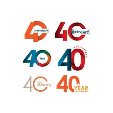 40 Years Anniversary, Anniversary Png, Numbers Typography, 40 Year Anniversary, Sport Vector, Anniversary Photography, 50 Years Anniversary, Anniversary Logo, Dragon Boat Festival