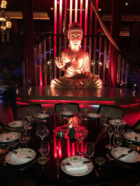 Buddha Bar Dubai, Dubai Restaurant, Buddha Bar, Black Buddha, Bar Stuff, Bar Build, Design Restaurant, Pablo Escobar, 1 Aesthetic