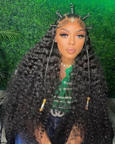 Short Deep Wave Hairstyles For Black Women, Deep Wave Frontal Wig Hairstyles Half Up, Deep Wave Bow Hairstyle, Half Up Half Down Deep Wave, Deepwave Frontal Wig Hairstyle Ideas, Styles With Deep Wave Hair, Deepwave Frontal Hairstyles, Egyptian Barbie, Deep Wave Hairstyles For Black Women