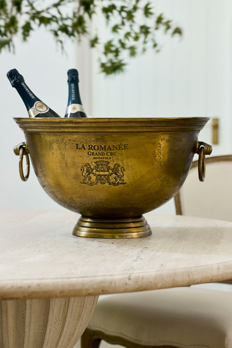 Celebrate with this gorgeous gold champagne bucket.  Shop our range of champagne and ice buckets online Sconces Kitchen, Champagne Ice Bucket, Drinks Trolley, Champagne Bucket, Wine Bucket, Cocktail Glassware, Ice Buckets, Vintage Mirrors, Champagne Buckets