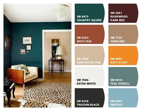 Sherwin Williams Country Squire for Bathroom Wainscoting How To Install Beadboard, Bathroom Wainscoting, Country Squire, House Paint Interior, Paint Color Inspiration, House Color Palettes, Welcome To My House, Row House, Paint Colors For Living Room