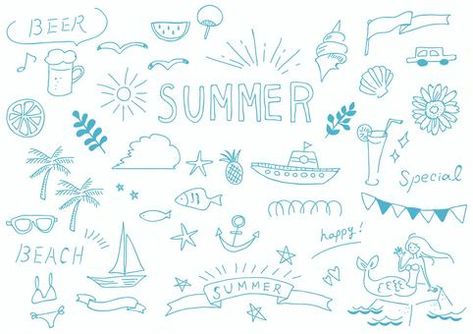 Summer Special, Summer Beach, Home Decor Decals, Collage, Pins