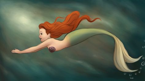 An animation that I did of Ariel from Disney's The Little Mermaid a while ago!! Mermaid Images, Mermaid Swimming, Mermaid Pictures, Ariel, The Little Mermaid, Mermaid, Swimming, Disney Princess, Songs