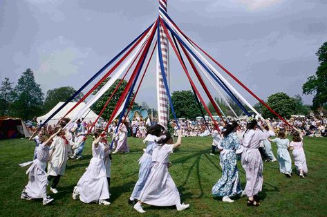 How to Celebrate Beltane May Day Traditions, Morris Dancing, Celtic Festival, Pagan Festivals, Fire Festival, Different Types Of People, Pagan Rituals, Happy May, May Day