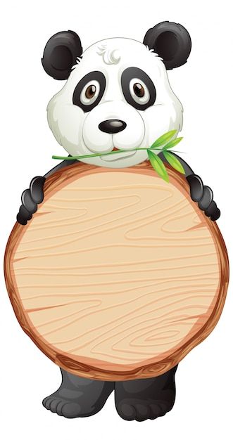 Panda Pencil Drawing, Drawing Panda, Animal Pictures For Kids, Cute Panda Cartoon, Panda Drawing, Panda Lindo, Colorful Borders Design, Birthday Party Background, Blank Sign