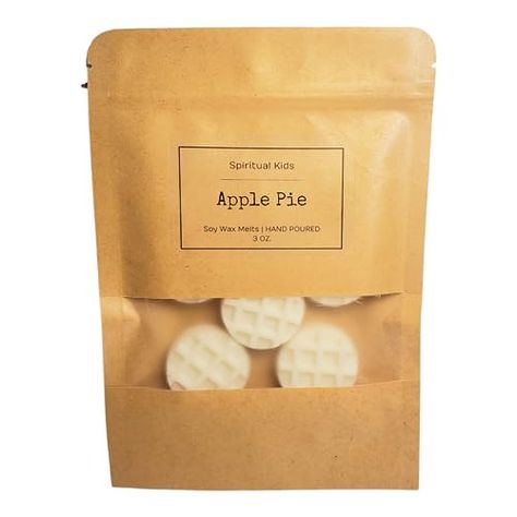 Apple Pie Soy Wax Melts 3oz HIGHLY SCENTED | Fall Wax Melts Food Scented Melts | Birthday Gift | Waffle Shaped Melts Fall Wax Melts, Caramelized Sugar, Banana Nut Bread, Nut Bread, Caramel Popcorn, Banana Nut, Classic Desserts, Scented Wax Melts, Soy Wax Melts