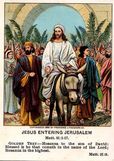 Today, Palm Sunday, commemorates Jesus' entry into Jerusalem. Have a beautiful day! Palm Sunday Quotes Jesus, Palm Sunday Quotes, Happy Palm Sunday, Sunday Pictures, Sunday Images, Jesus Christ Quotes, Christian Holidays, Pictures Of Christ, Religious Pictures