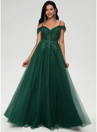 Jade Green Prom Dress Evening Gowns, Dark Green A Line Prom Dress, Emerald Green Prom Dress Off The Shoulder, Green Off Shoulder Prom Dress, Emerald Tulle Dress, Jjs House Prom Dress, Prom Dresses Dark Green Long, Emerald Green Prom Dress Modest, Winter Formal Dresses Green