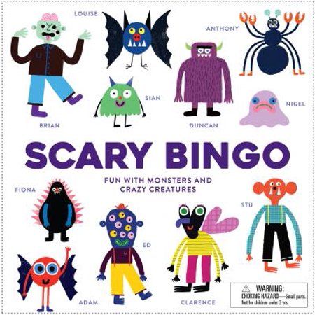 Scary Bingo : Fun with Monsters and Crazy Creatures, Black Halloween Board Game, Crazy Creatures, Creepy Creatures, Halloween School Treats, Monster Box, Halloween Treats Easy, Halloween Activities For Kids, Board Games For Kids, Game 3