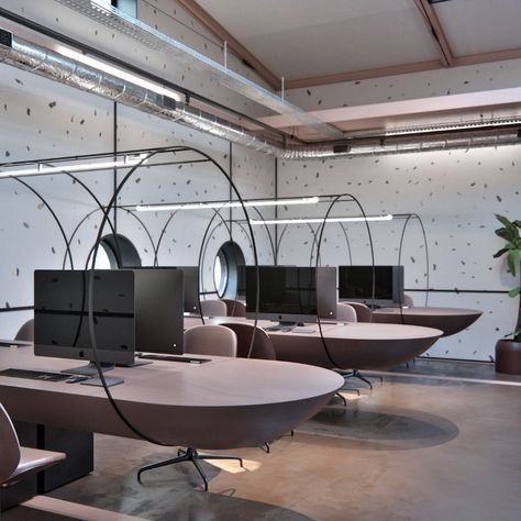 Futuristic Office Interior, Aviation Office, Futuristic Office, La Spezia Italy, Small Office Design Interior, Office Concept, Workstations Design, Sun Space, Agency Office