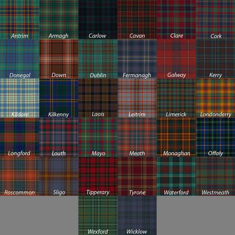 All irish county tartan kilt available our shop. Irish Kilt, Irish Tartan, Tartan Clothing, Kilt Belt, Tartan Tie, Better Lifestyle, Tartan Kilt, Men In Kilts, Tartan Fabric