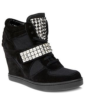 Sneaker wedges Black Wedge Sneakers, Steve Madden Wedges, Steve Madden Sneakers, Madden Boots, Suede Wedges, Wedge Sneakers, Boots And Sneakers, Wedge Sneaker, Steve Madden Shoes