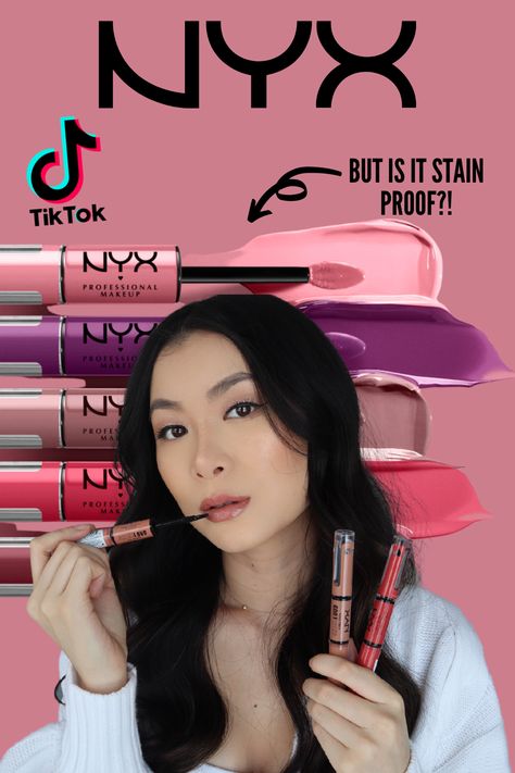 Nyx Shine Loud Swatches, Nyx Shine Loud, Tiktok Makeup, Pigmented Lips, Lip Shine, Drugstore Makeup, Make It Work, Nyx, Lip Colors