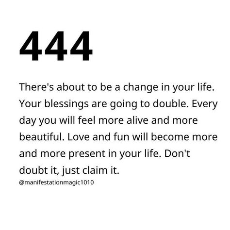 444 Meaning, Fulfilled Life, Angel Number Meanings, Manifesting Wealth, Become Wealthy, Number Meanings, Positive Self Affirmations, Angel Number, Angel Numbers