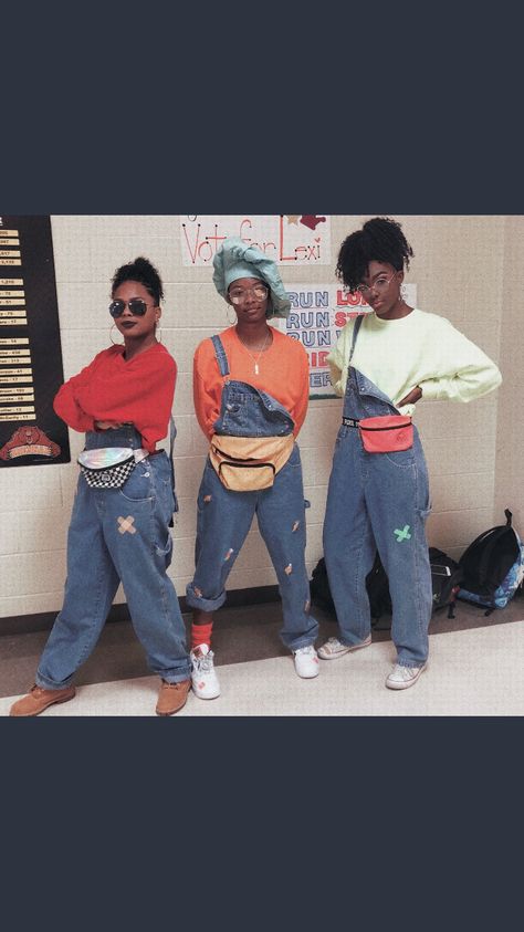 90s Tlc Outfits, Tlc Costume Ideas, Tlc Outfits 90s Ideas, 90s Throwback Outfits Spirit Week, Tlc Costume, Tlc Outfits 90s, Tlc Outfits, Tlc Group, Throwback Outfits