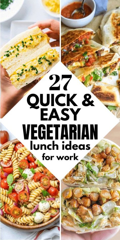 Struggling to find healthy and easy vegetarian lunch ideas for work? Our collection of meal prep recipes features high-protein, low-carb options that are both simple and cheap. Save this pin for quick, healthy lunches you can prep in advance and enjoy throughout the week. Easy Veggie Lunch Ideas For Work, High Protein Vegetarian Lunches For Work, Vegetarian Lunches For Work, Cold Vegetarian Lunch Ideas, Work Lunch Ideas Healthy, Lunches For Husband Work, Healthy Vegetarian Lunch Ideas, Easy Vegetarian Lunch Ideas, Healthy Filling Lunch