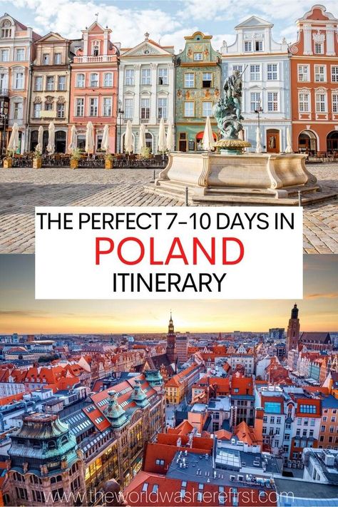 Poland Itinerary, Visit Poland, Poland Travel, Europe Trip Itinerary, Travel Inspiration Destinations, Europe Itineraries, Travel Wishlist, Central Europe, Miss A