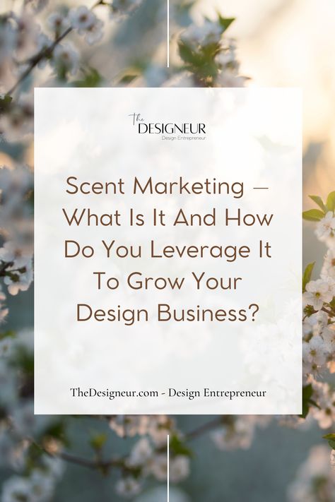 Scent Marketing, Emotional Connection, Brand Experience, Signature Scent, Design Business, Grow Your Business, Your Design, Business Design, To Grow