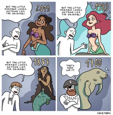 Funny Horror, Disney Jokes, Disney Funny, Funny Love, Cute Comics, Disney And Dreamworks, Really Funny Memes, Little Mermaid, Comic Strip